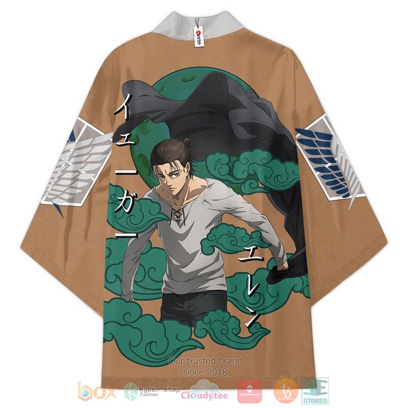 Eren Yeager Anime Attack On Titan Kimono 1