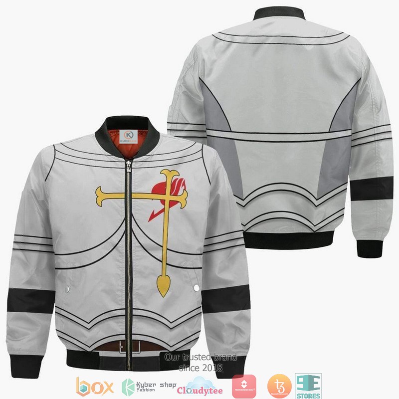 Erza Scarlet Fairy Tail Anime 3D Bomber jacket