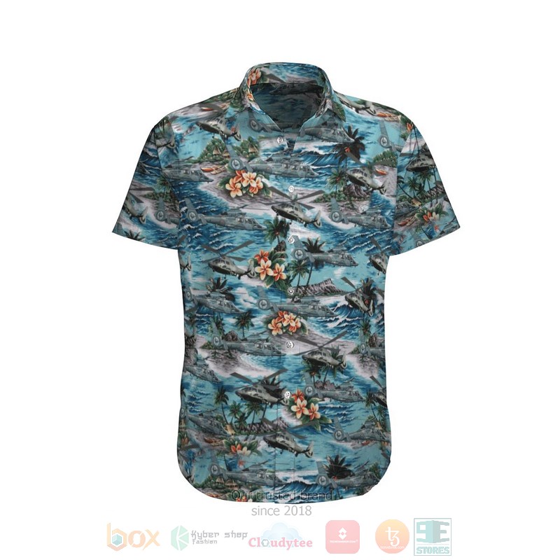 BEST Eurocopter AS565 Panther French Navy 3D Aloha Shirt 2 Eurocopter AS565 Panther French Navy Hawaiian Shirt