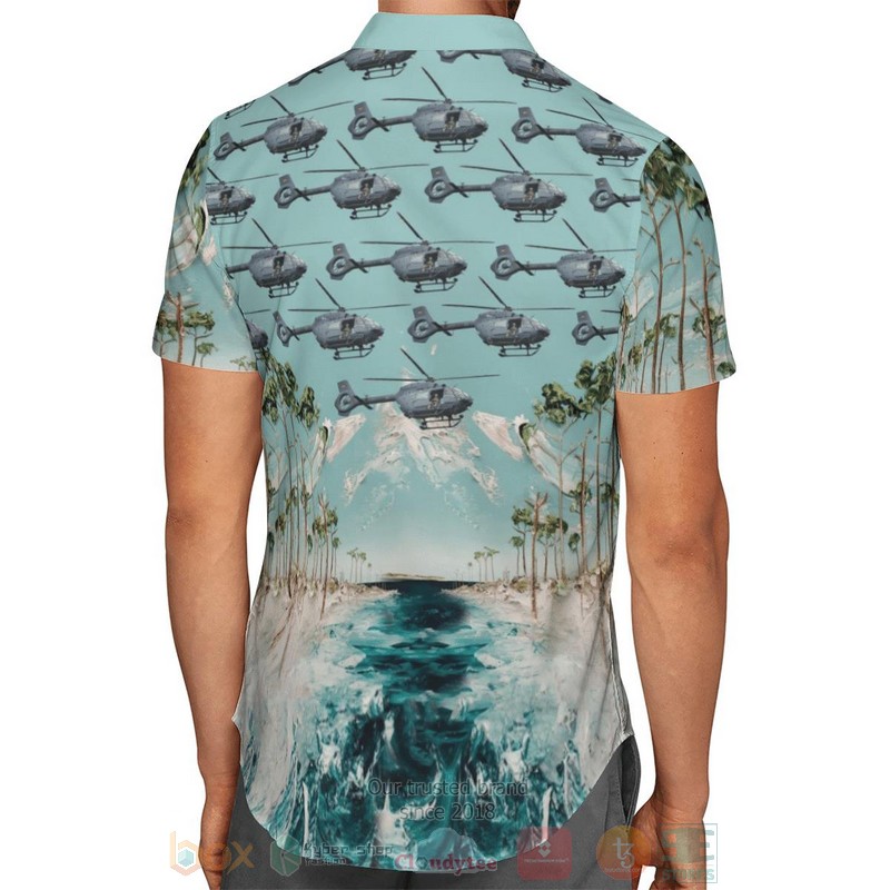 BEST Eurocopter EC145 German Air Force Aloha Shirt, Beach Short 3 Eurocopter EC145 GERMAN AIR FORCE Hawaiian Shirt Short 1 2