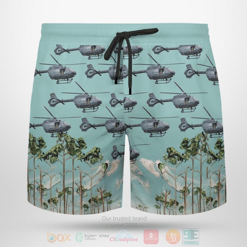 BEST Eurocopter EC145 German Air Force Aloha Shirt, Beach Short 9 Eurocopter EC145 GERMAN AIR FORCE Hawaiian Shirt Short 1 2 3 4 5 6 7 8