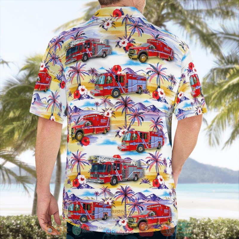 NEW Evansville Indiana Scott Township Fire & EMS Hawaii Shirt 2 NEW Evansville Indiana Scott Township Fire & EMS Hawaii Shirt word1