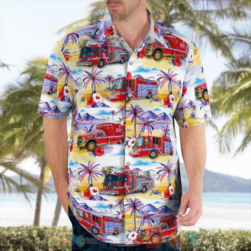 NEW Evansville Indiana Scott Township Fire & EMS Hawaii Shirt 4 NEW Evansville Indiana Scott Township Fire & EMS Hawaii Shirt word1