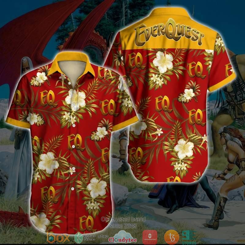 EverQuest II Short Sleeve Hawaiian Shirt 1 EverQuest II Short Sleeve Hawaiian Shirt