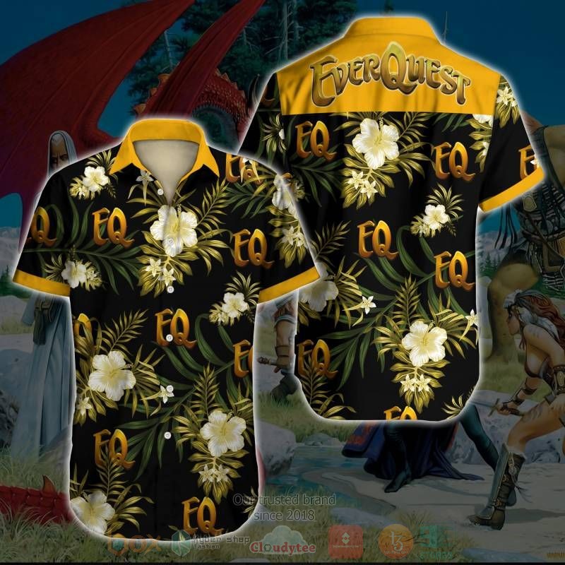 BEST Everquest All Over Print Tropical Shirt 1 Everquest Short Sleeve Hawaiian Shirt