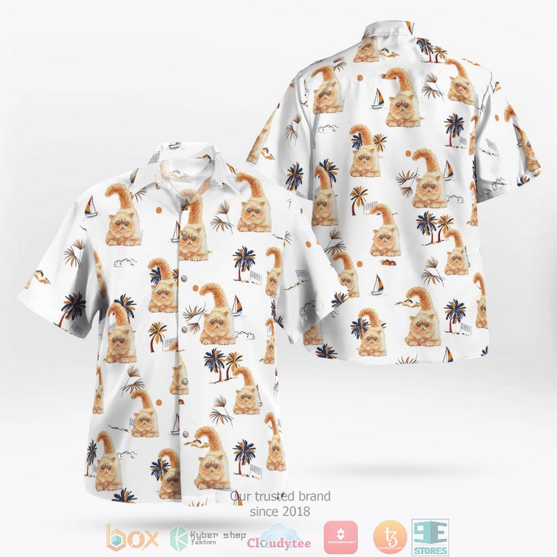 NEW Exotic Shorthair Cat Hawaii Shirt