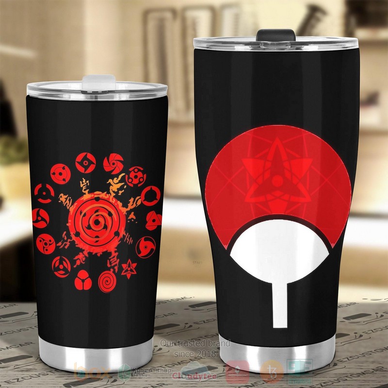 BEST Eyes of the Uchiha Stainless Steel Naruto Anime 3D Steel Tumbler 4 Eyes of the Uchiha Stainless Steel Naruto Anime Tumbler 1 2 3