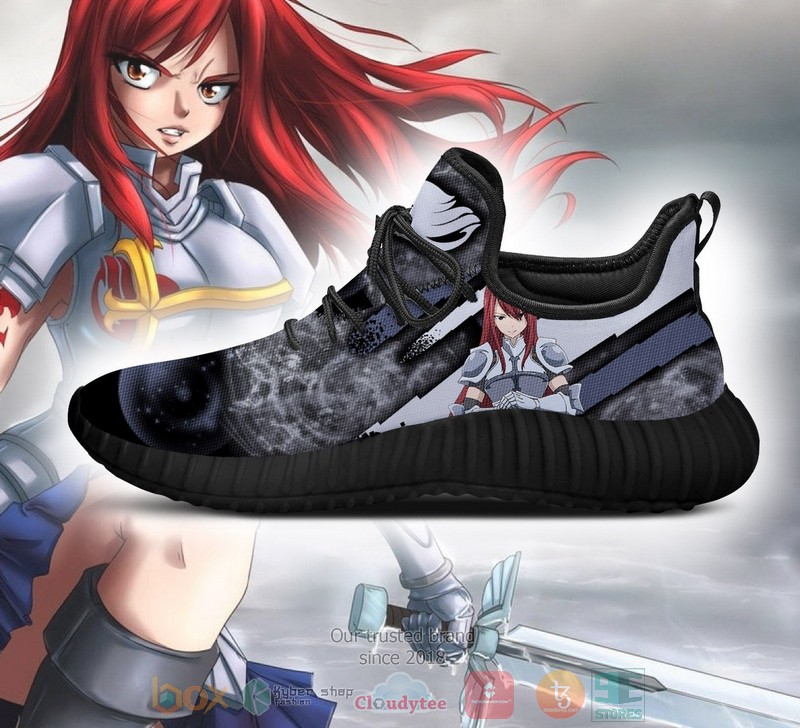 BEST Fairy Tail Erza Scarlet Knight Sporty Fairy Tail Reze Shoes Sneaker 4 Fairy Tail Erza Scarlet Knight Sporty Fairy Tail Anime Reze Shoes 1 2 3