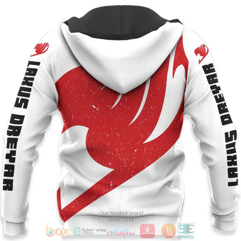 Fairy Tail Laxus Dreyar Silhouette Anime 3D Hoodie Bomber Jacket 1 2 3 4