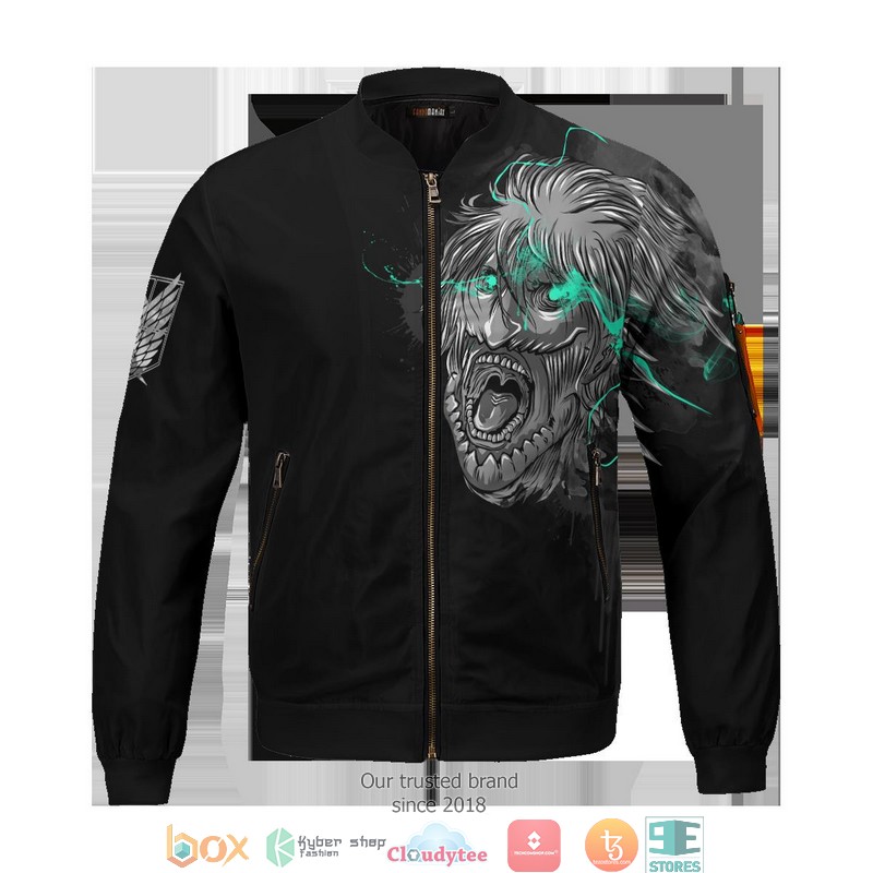 Falco Summoning Titan Bomber Jacket 3 Falco Summoning Titan Bomber Jacket word3
