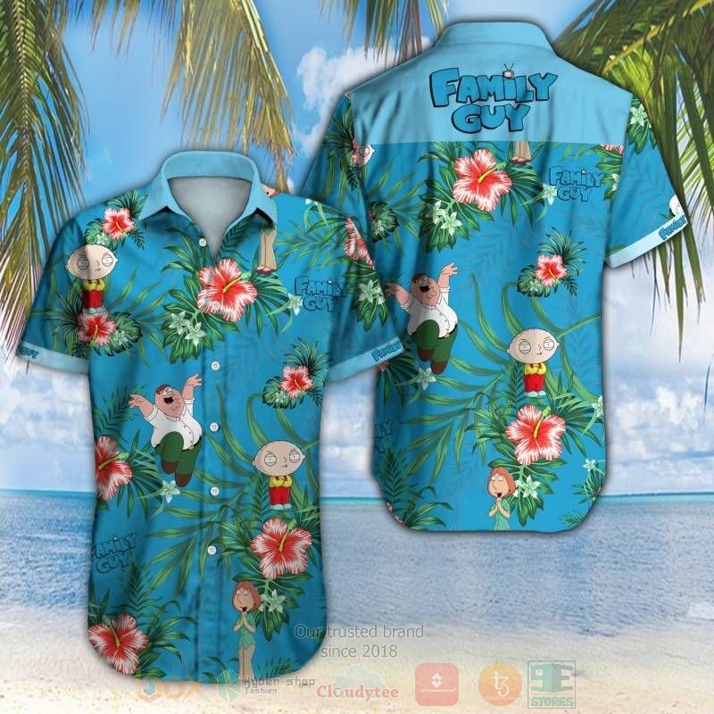 Family Guy Short Sleeve Hawaiian Shirt