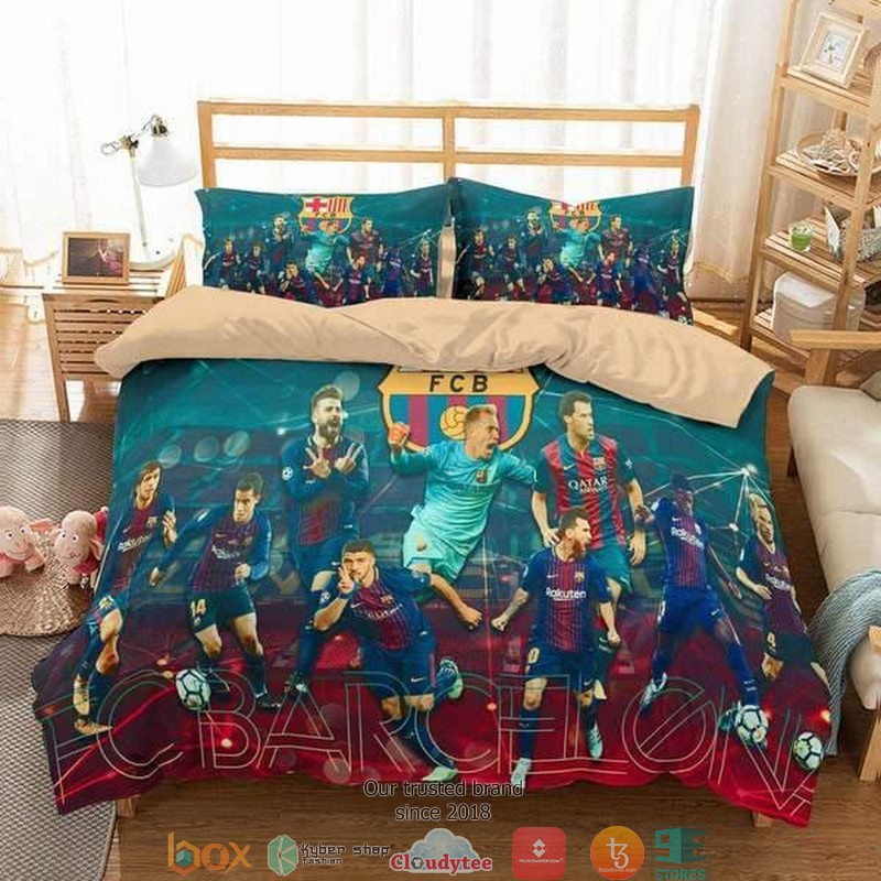 Fc Barcelona Duvet Cover Bedroom Set