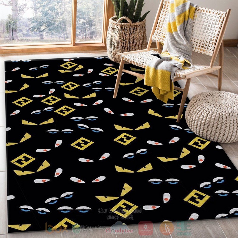 Fendi Eyes Area Rugs