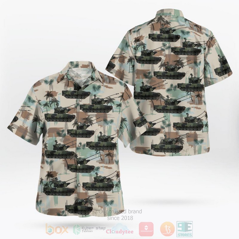 BEST Finnish Army Leopard 2 Marksman 3D Aloha Shirt word3