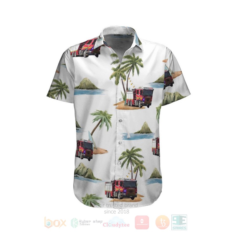 BEST Fire Rescue Victoria FRV Trucks 3D Aloha Shirt 4 Fire Rescue Victoria FRV Trucks Hawaiian Shirt 1 2 3