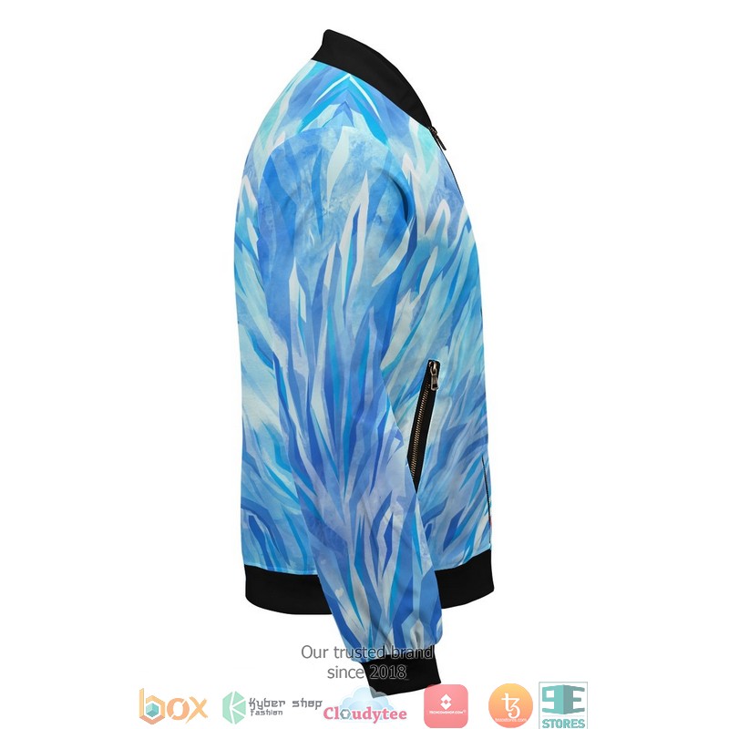 Fire and Ice Todoroki Shoto Bomber Jacket word1