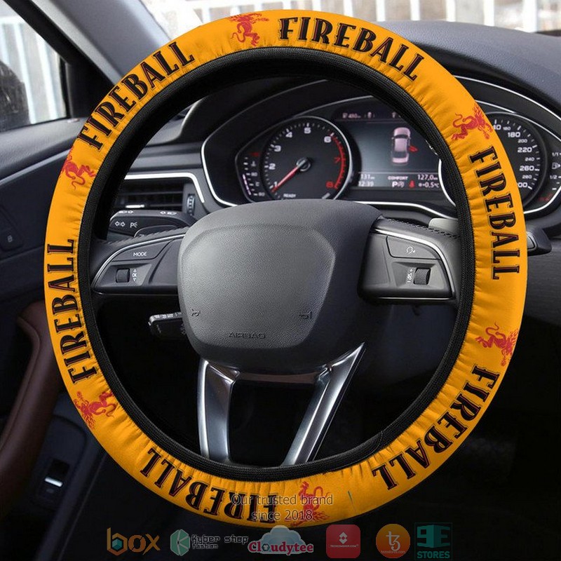 NEW Fireball Cinnamon Whisky 3D Steering Wheel Cover