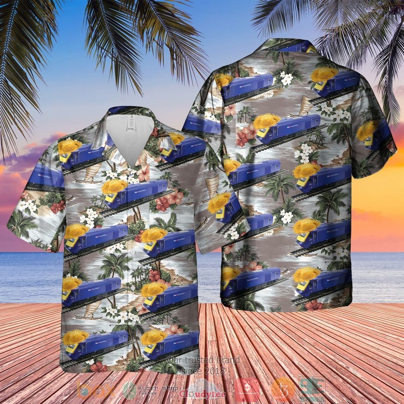 First Great Western FGW Class 43 HST Locomotive Train Hawaiian Shirt