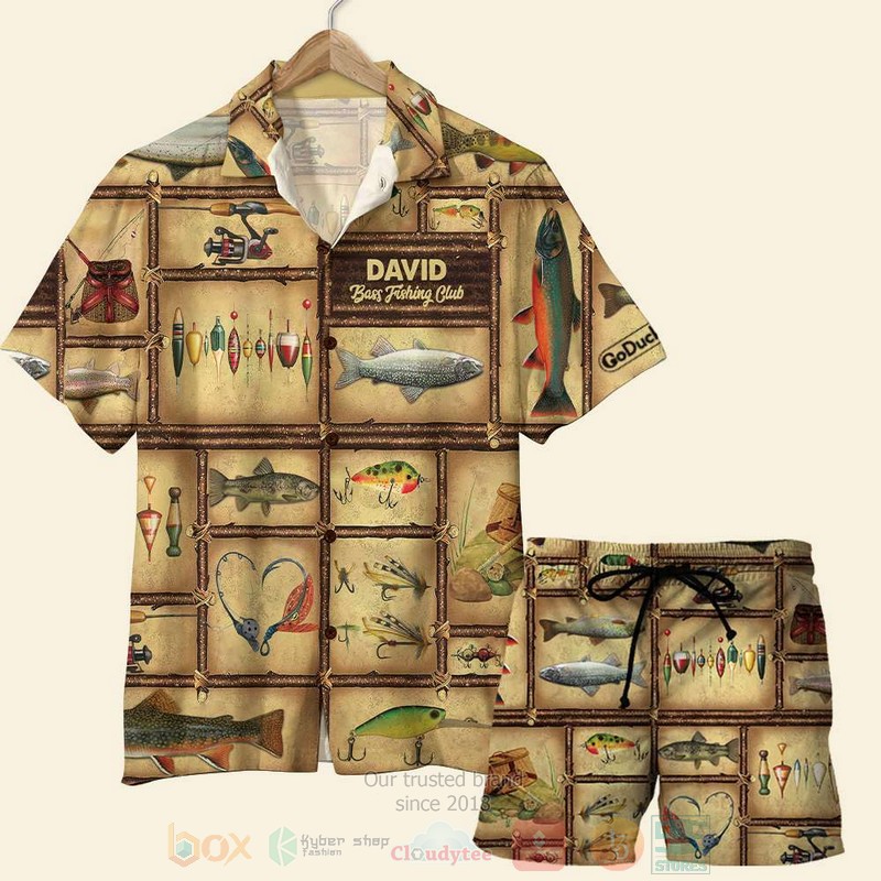 BEST Fishing Colorful Fish Personalized 3D Aloha Shirt, Short-Pants word2