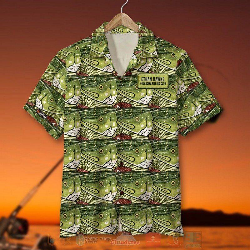 BEST Fishing Lake Collection Custom Name 3D Aloha Shirt word2