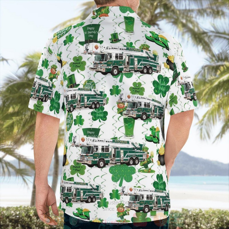 BEST Fitchburg WI Fire Department, Saint Patrick's Day 3D Aloha Shirt 2 BEST Fitchburg WI Fire Department, Saint Patrick's Day 3D Aloha Shirt word2