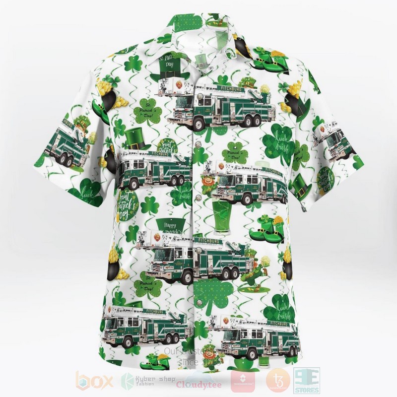 BEST Fitchburg WI Fire Department, Saint Patrick's Day 3D Aloha Shirt 3 BEST Fitchburg WI Fire Department, Saint Patrick's Day 3D Aloha Shirt word2