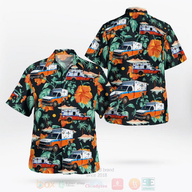 Florence County EMS Peer Support Team Hawaiian Shirt