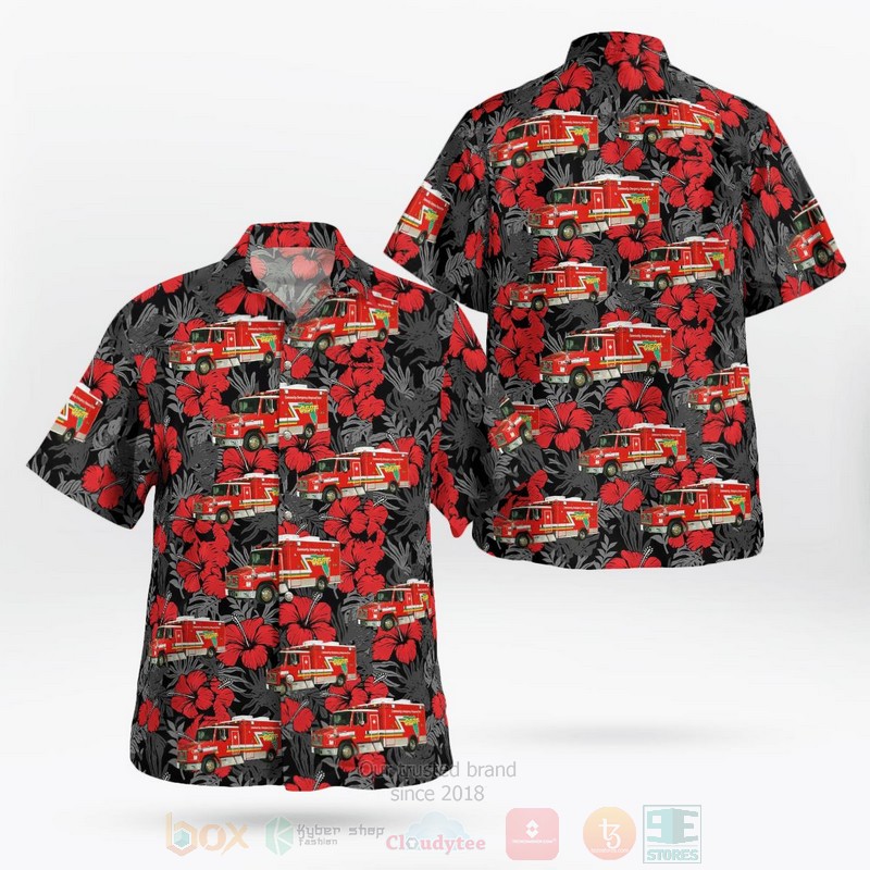 BEST Florida Community Emergency Response Team CERT 3D Aloha Shirt word3