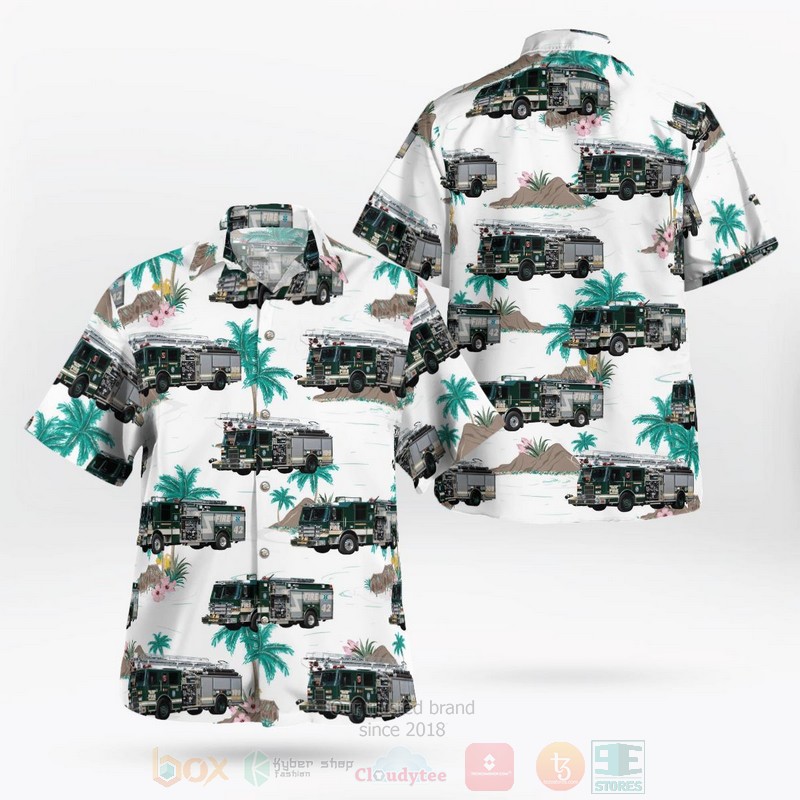 BEST Florida Coral Springs Parkland Fire Department 3D Aloha Shirt 3 Florida Coral Springs Parkland Fire Department Hawaiian Shirt