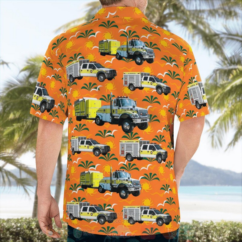 BEST Florida, Hillsborough County Fire Rescue Urban Search&Rescue Task Force 3 3D Aloha Shirt word1