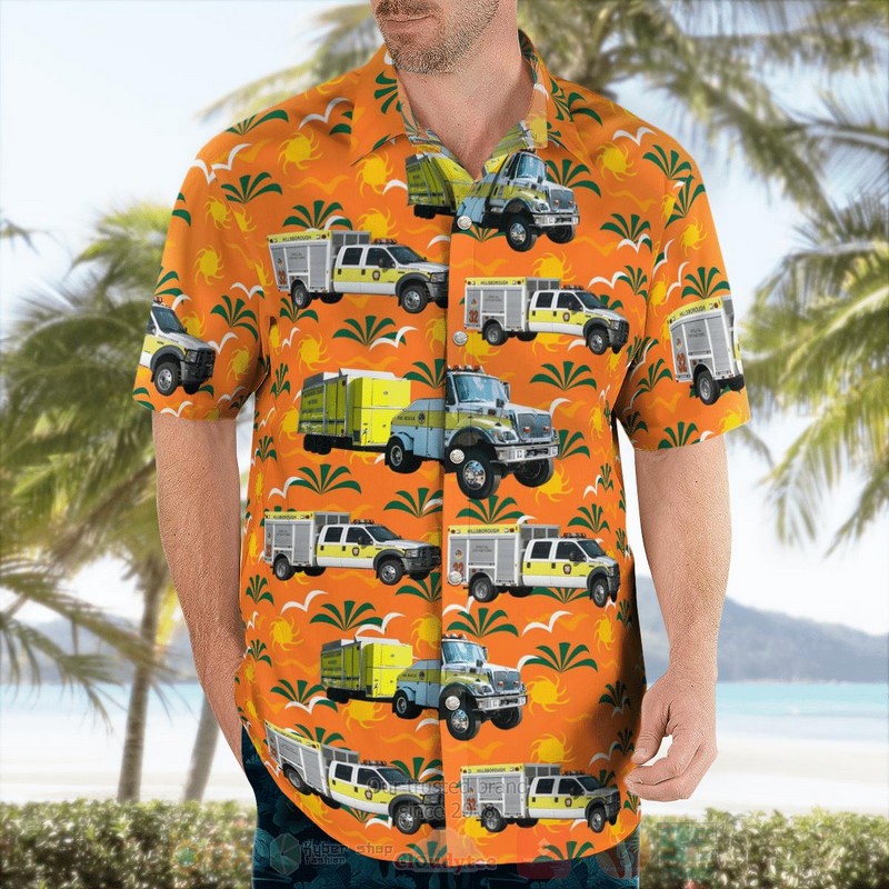 BEST Florida, Hillsborough County Fire Rescue Urban Search&Rescue Task Force 3 3D Aloha Shirt word1