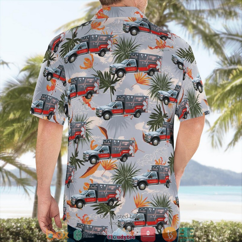 Florida Levy County EMS 3D Hawaii Shirt 1
