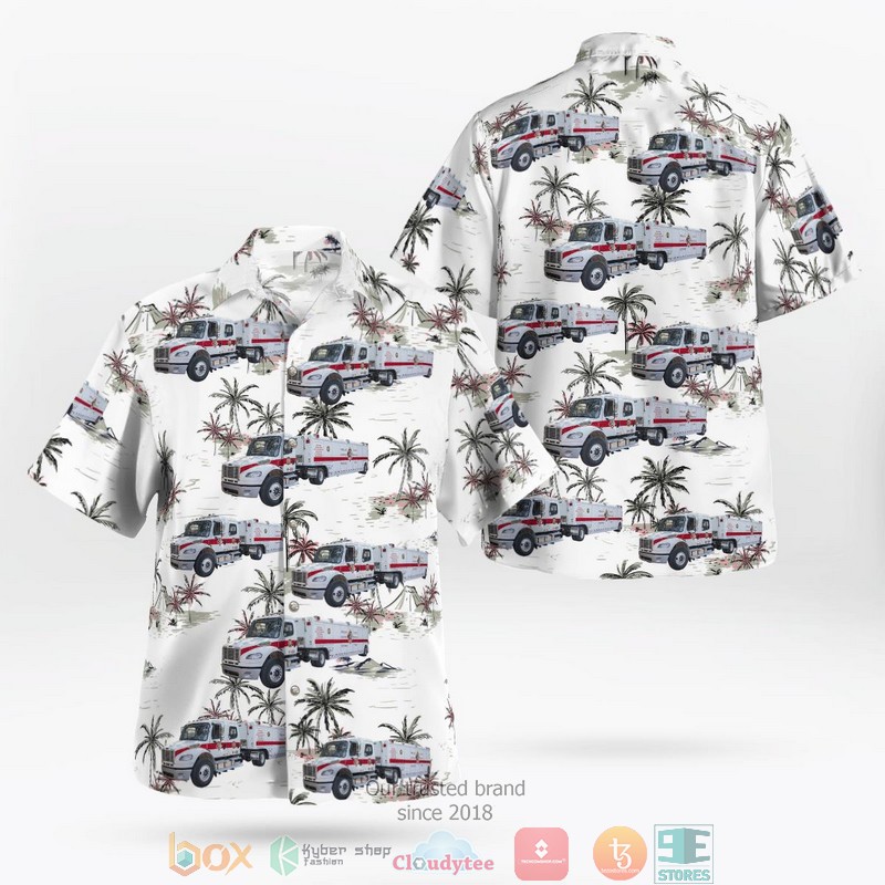 NEW Florida Pinellas County Hazardous Materials Team Hawaii Shirt word3