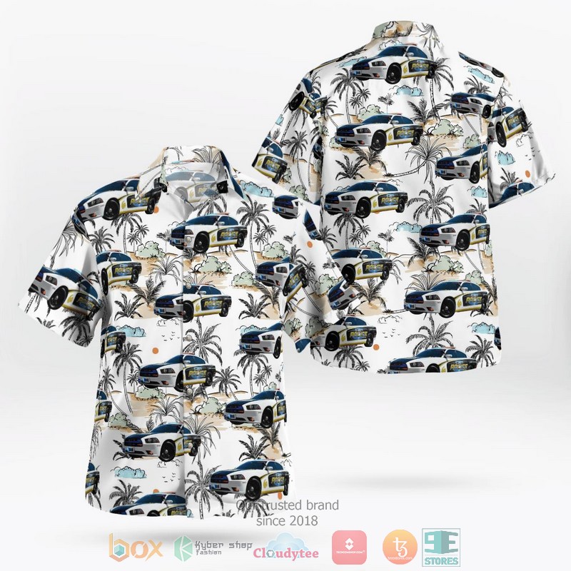 Florida University of Central Florida Police Department Hawaiian Shirt word3
