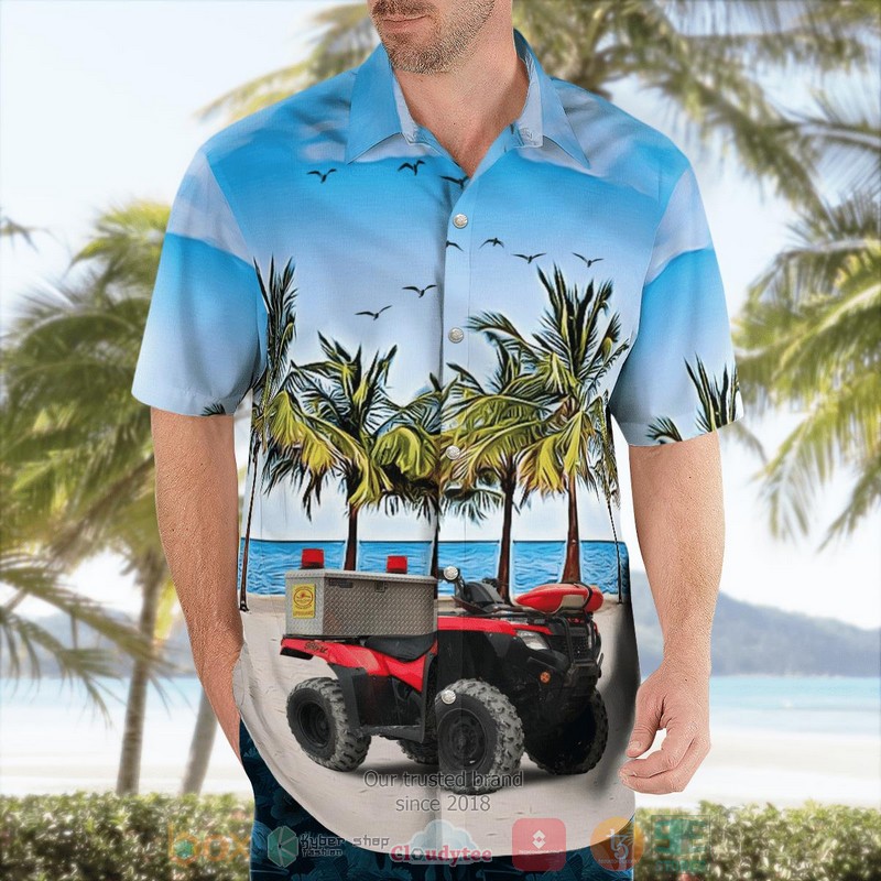 NEW Florida Volusia County Beach Patrol Hawaii Shirt 4