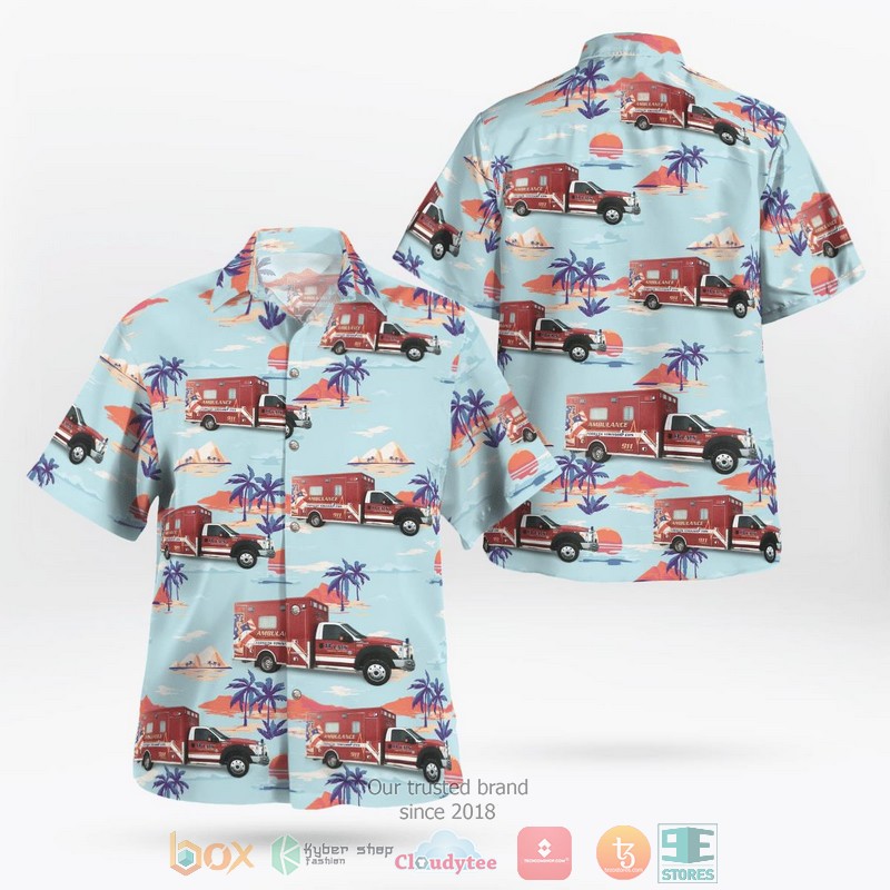 Forsyth Township EMS Hawaiian Shirt 1 Forsyth Township EMS Hawaiian Shirt word2