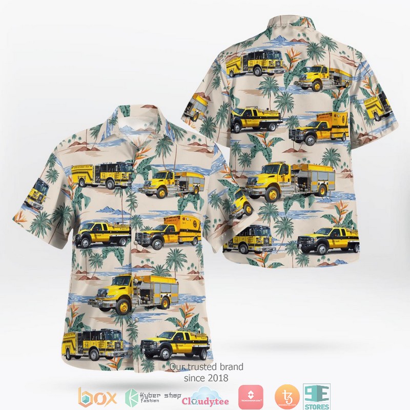 Fort Valley Fire Department 3D Hawaii Shirt 9 Fort Valley Fire Department 3D Hawaii Shirt