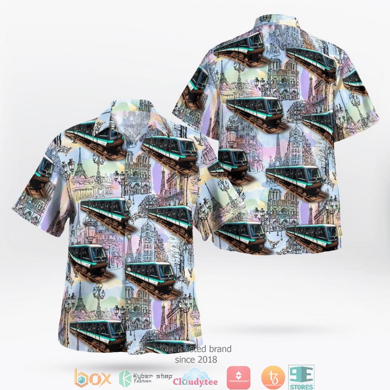 France RATP MP 05 Train Sets Of Paris Metro Line Limited Hawaiian Shirt word3