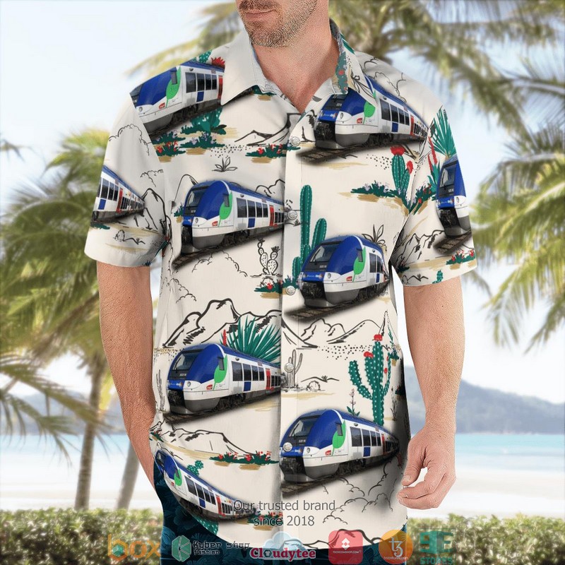 France SNCF Class B 82500 Electro-Diesel Multiple Unit Limited Hawaiian Shirt 3 France SNCF Class B 82500 Electro-Diesel Multiple Unit Limited Hawaiian Shirt word1