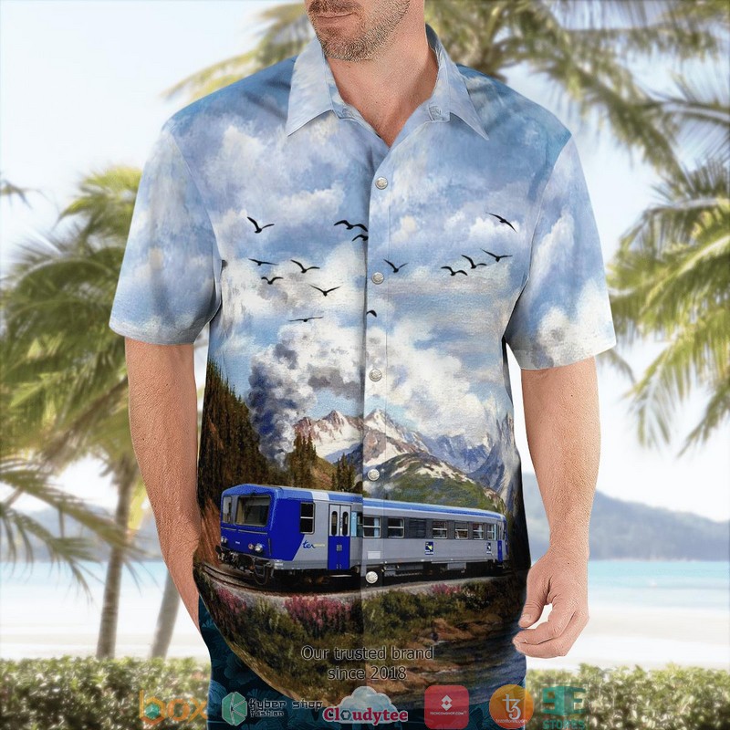 France SNCF Class X 2100 Diesel Multiple Unit Train Limited Hawaiian Shirt word2