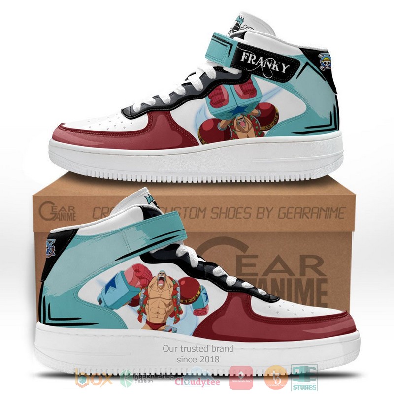 Franky Anime One Piece High Air Force Shoes