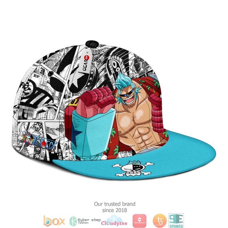 Franky One Piece Anime Mix Manga Snapback hat 1
