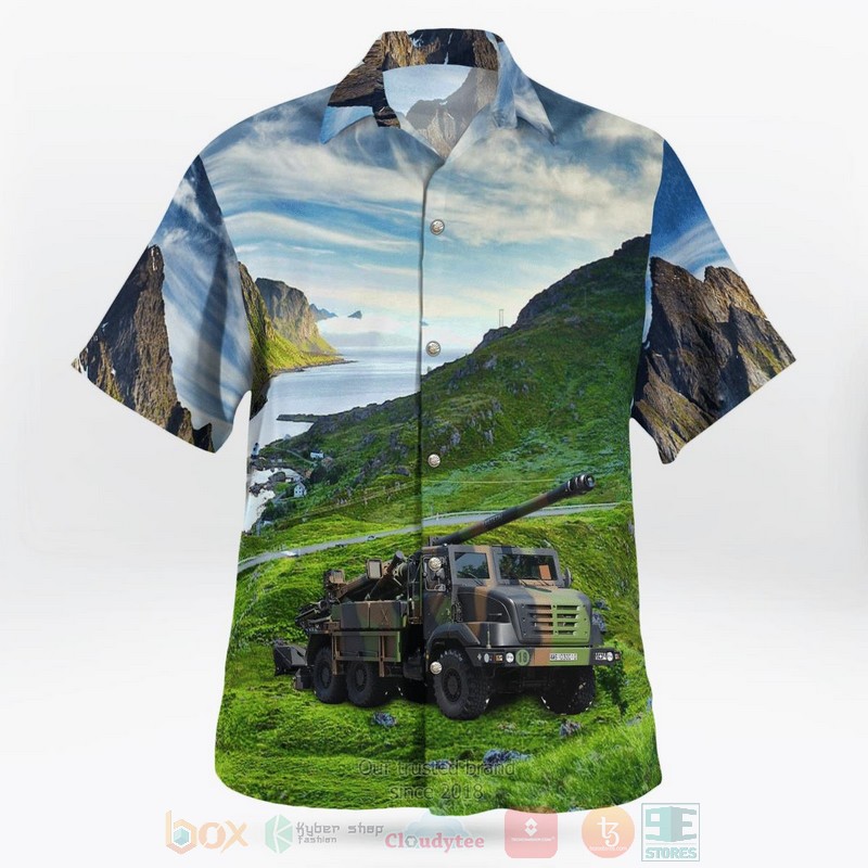 BEST French Army CAESAR 155mm Self-Propelled Artillery 3D Aloha Shirt 2 BEST French Army CAESAR 155mm Self-Propelled Artillery 3D Aloha Shirt word2