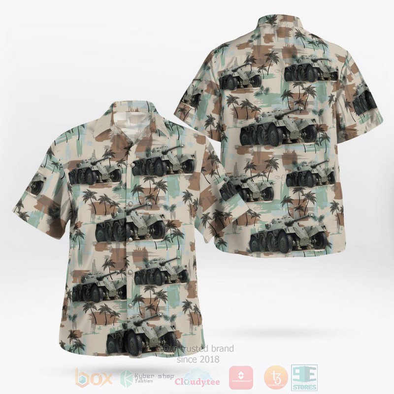 BEST French Army Panhard EBR 3D Aloha Shirt 1 BEST French Army Panhard EBR 3D Aloha Shirt word3