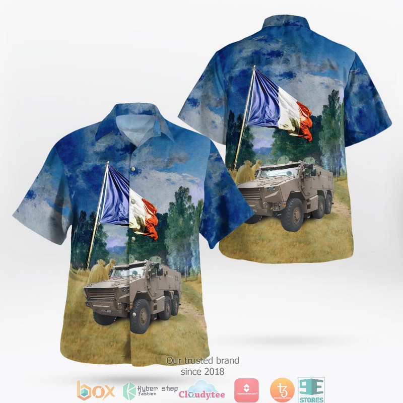 BEST French Army VBMR Griffon Multi-purpose Armoured Hawaii Shirt word3