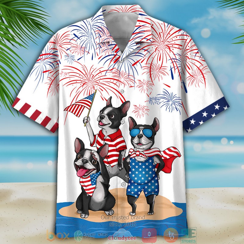 NEW French Bulldog Independence Day Is Coming Hawaii Shirt, Shorts word3