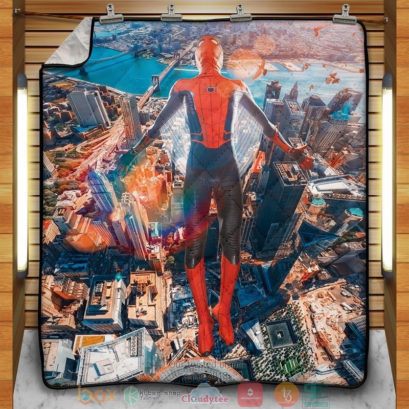 Friendly Neighborhood Hero Quilt Blanket