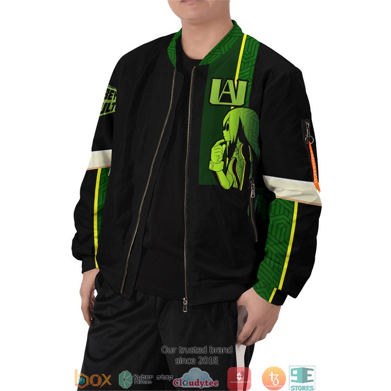 Frog Hero Tsuyu Bomber Jacket word1