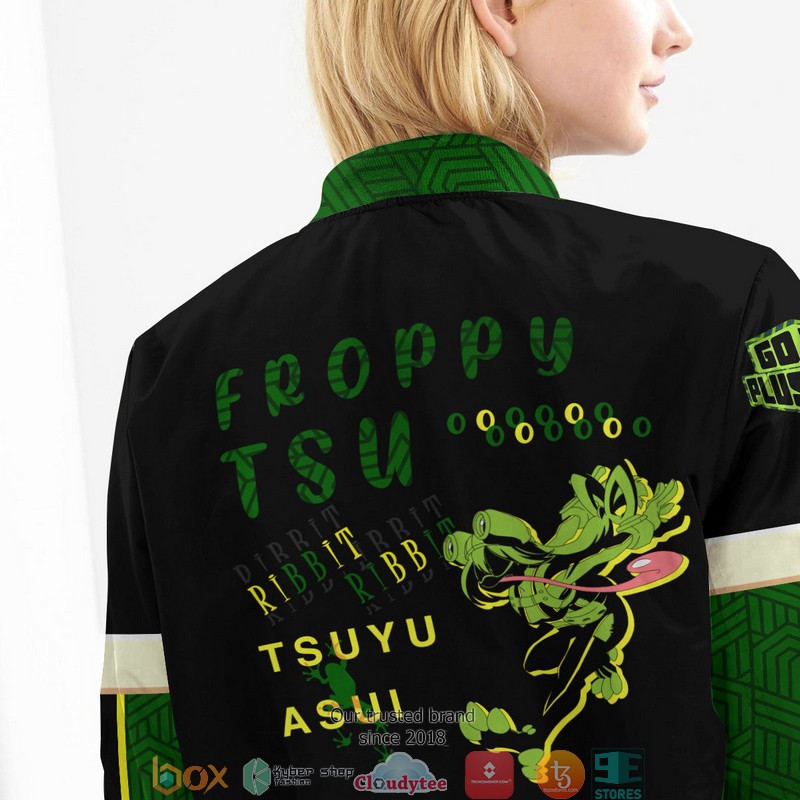 Frog Hero Tsuyu Bomber Jacket word1