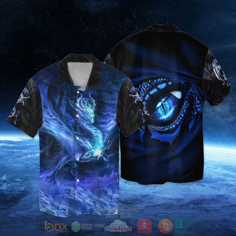 Frost Dragon Hawaiian Shirt